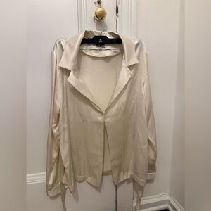 Mirror Palais Great Expectations Tie Silk Shirt